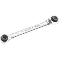 Llave poligonal recta de carraca multiabertura