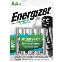 Pila recargable reciclada Extreme - AA/LR06 - Lote de 4 - Energizer