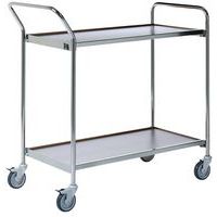 Mesa con ruedas - 2 bandejas - Capacidad 150 kg