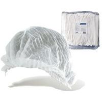 Cofia blanca desechable para el sector alimentario, HACCP