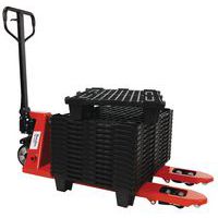 Transpaleta manual 2,5T 1150 mm+15 palés 800x600mm - Manutan Expert