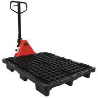 Transpaleta manual 2000 kg + 15 palés 1200x1000 mm - Manutan Expert