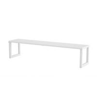 Banco plano H24 de acero galvanizado