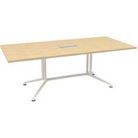 Mesa de reunión rectangular X-TIME