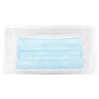 Estuches portamascarillas antimicrobianas, formato talonario de cheques, lote de 6