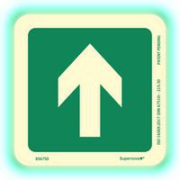 Señal fotoluminiscente - Salida de emergencia arriba-Supernova+®