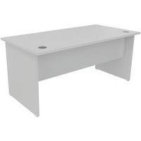 Mesa de oficina recta, Tipo de patas: Panel, Montaje: Para montar, Anchura total: 160 cm