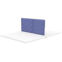 Pantalla de separación de tejido con pinza de fijación para escritorio X4 - 80 cm
