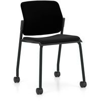 Silla de conferencia Wikido con ruedas - sin reposabrazos - Nowy styl