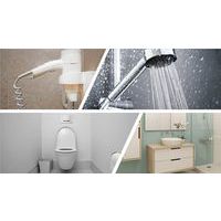 Equipamiento sanitario, ducha y baño
