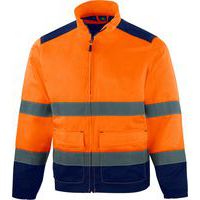 Chaqueta de alta visibilidad clase 2 - Naranja y azul marino - Delta Plus