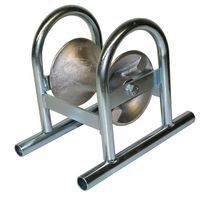 Polea PL1AC-LIN - Acero galvanizado - Rodamientos - Cable Equipements