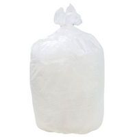 Bolsa de basura transparente, Capacidad: 30 L, Espesor: 11 µm, Altura: 65 cm