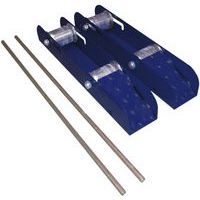 Soporte para carretes - Modelo con rodillos - 200 kg