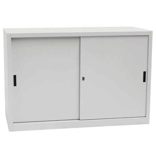 Armario bajo con puertas correderas CH - Anchura 150 cm - Manutan