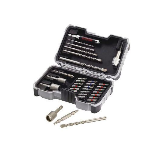 Estuche de brocas y puntas de 35 piezas - Puntas para albañilería Estuche de brocas y puntas de 35 piezas - Puntas para albañilería