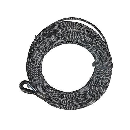 Cables de acero con gaza con guardacabo para cabrestante mural - Capacidad de 40 a 400 kg Cables de acero con gaza con guardacabo para cabrestante mural - Capacidad de 40 a 400 kg