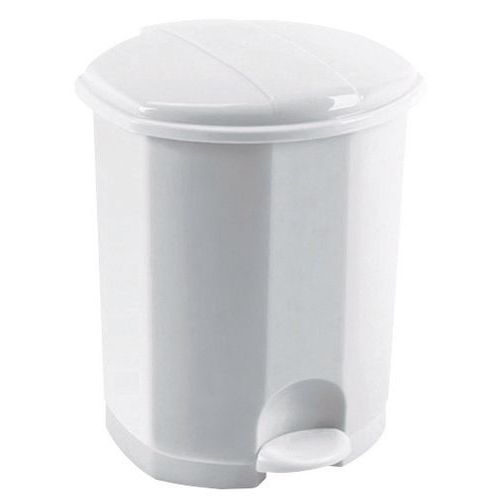 Cubo basura plastico apertura pedal 50 Litros Gris