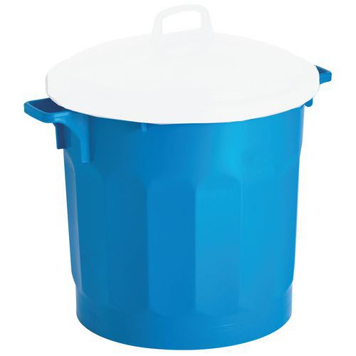 Cubo de basura agroalimentario sin tapa HACCP - 75 L
