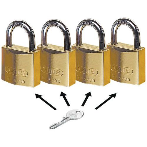 Candado serie 65 - llave varios candados - 2 llaves - Manutan.es