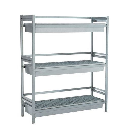 Estantería colectora galvanizada