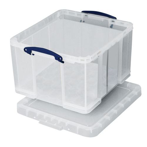 Cubeta de almacenamiento - Longitud 395 mm - Modelo translúcido