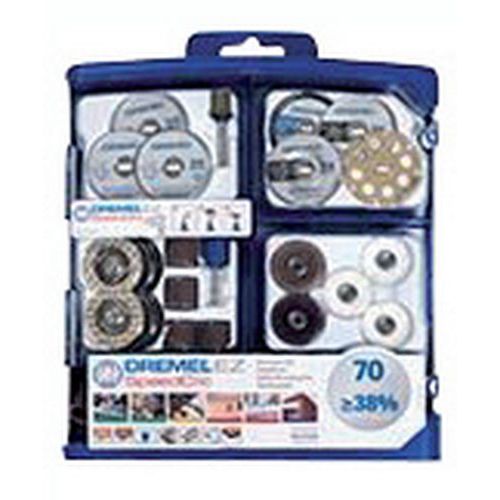 Kit de accesorios multiuso para Dremel - 70 piezas Kit de accesorios multiuso para Dremel - 70 piezas