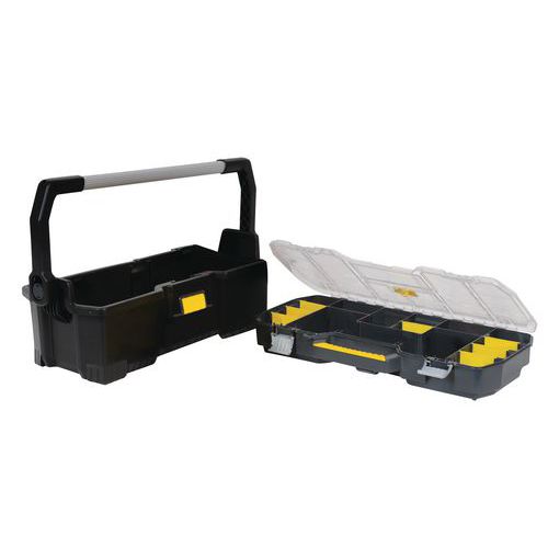 Caja de herramientas con organizador Caja de herramientas con organizador