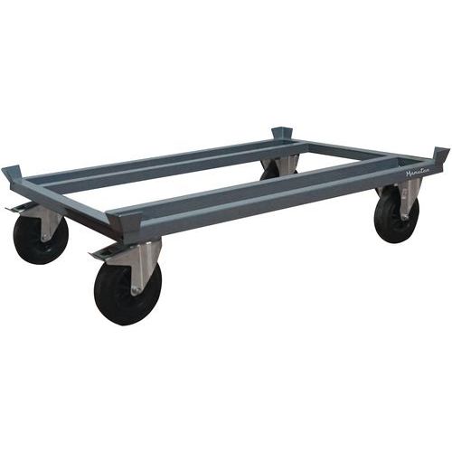 Plataforma rodante para palés - Capacidad 500 a 1200 kg - Manutan Plataforma rodante para palés - Capacidad 500 a 1200 kg - Manutan
