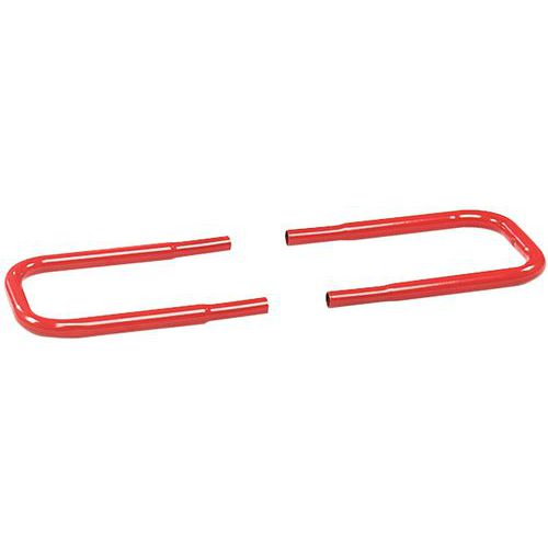 Lote de 4 soportes laterales amovibles para bases rodantes Lote de 4 soportes laterales amovibles para bases rodantes