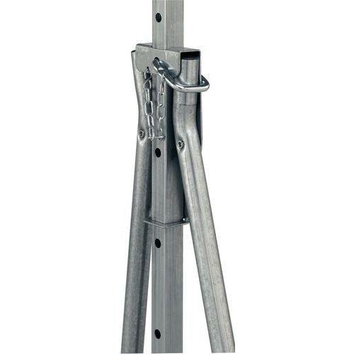 Caballete plegable regulable en altura Manutan.es