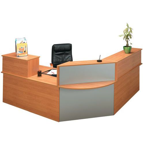 composición : módulos altos ancho 80 y 140 cm + módulo de acceso para movilidad reducida ancho 80 cm + módulo en ángulo