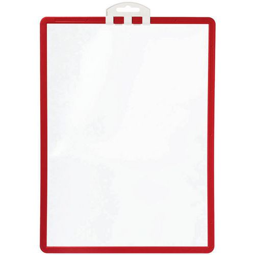 Tablón informativo Sherpa A4 - Rojo