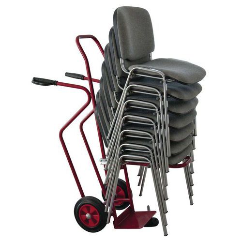 Carretilla portasillas ergonómica - Capacidad 250 kg Carretilla portasillas ergonómica - Capacidad 250 kg