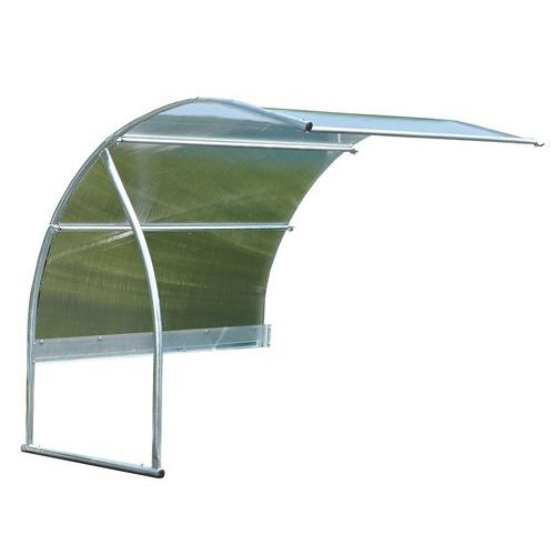 Refugio para bicicletas rendondeado - Módulo siguiente - Con