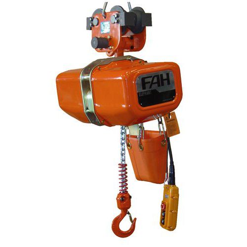 Polipasto eléctrico Éléphant EFBP con carro libre - 2 velocidades - Capacidad de 500 a 2000 kg Polipasto eléctrico Éléphant EFBP con carro libre - 2 velocidades - Capacidad de 500 a 2000 kg