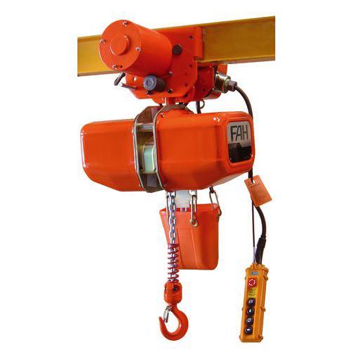 Polipasto eléctrico Éléphant EFBM con carro eléctrico - 2 velocidades - Capacidad de 500 a 2000 kg Polipasto eléctrico Éléphant EFBM con carro eléctrico - 2 velocidades - Capacidad de 500 a 2000 kg