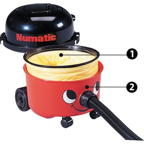 Aspirador Numatic Henry et Hetty - 9 l - Manutan España