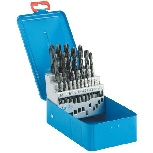 Estuche de brocas laminadas HSS - unidades - Manutan.es