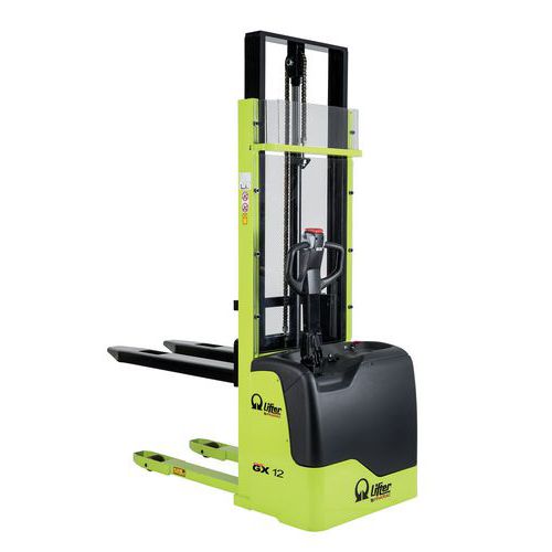 Apilador eléctrico ergonómico GX - Capacidad 1200 kg Apilador eléctrico ergonómico GX - Capacidad 1200 kg