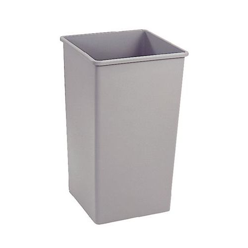 Cubo de basura cuadrado de plástico - 133 L 