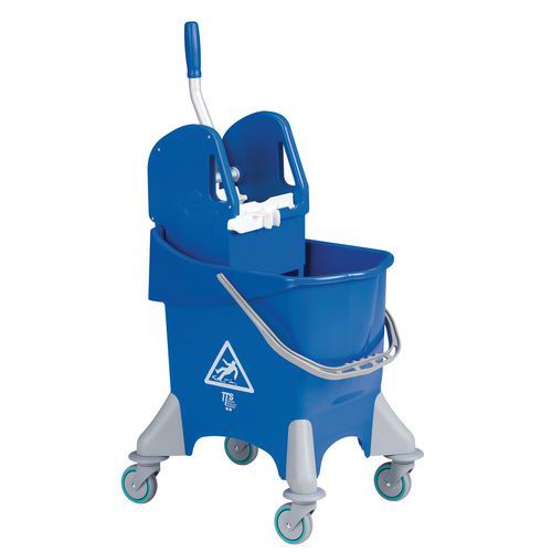 Cubo con ruedas de 30 L - Manutan.es