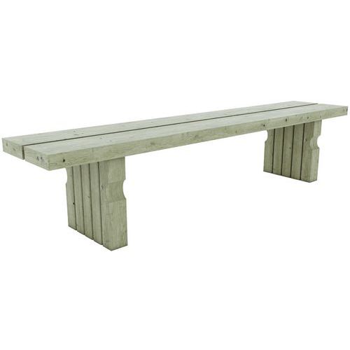 Banco de pino tratado - Para colocar - Noirmoutier - Manutan.es