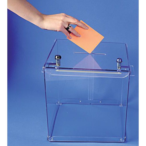 Urna electoral transparente - 600 votos