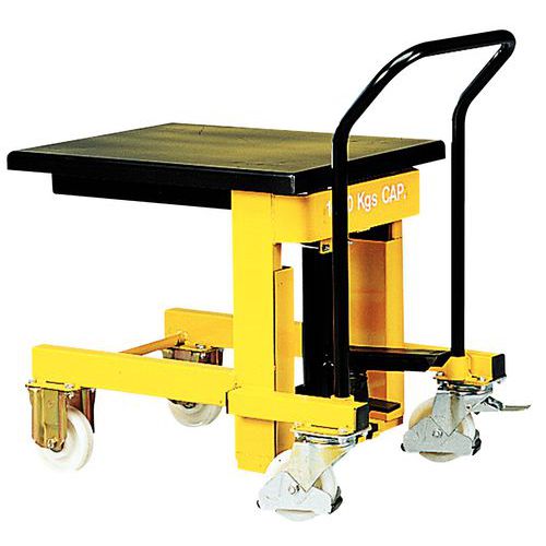 Mesa elevadora móvil hidráulica - Carga 1000 kg Mesa elevadora móvil hidráulica - Carga 1000 kg