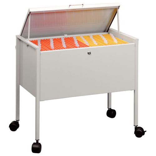 con tapa con llave y cuba plenamente asegurada, fondo cerrado