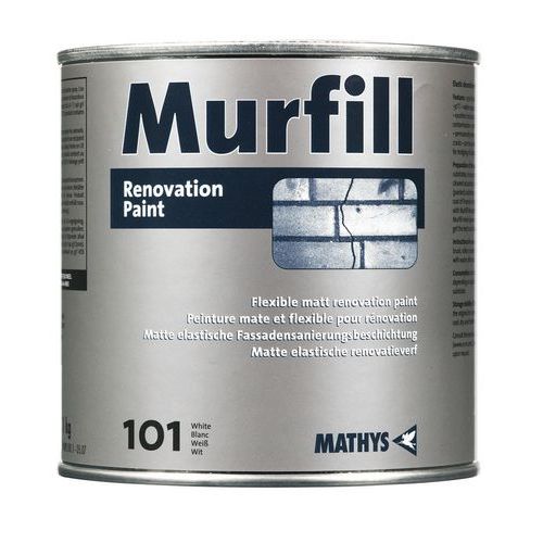 Pintura elástica de renovación para fachada - Rust-Oleum - Blanca