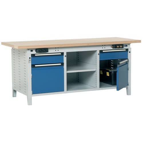 Banco de trabajo de mesa de taller mecánico Esd, muebles