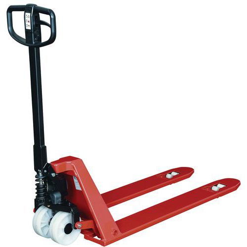 Transpaleta manual de perfil bajo - Longitud de la horquilla 1150 mm