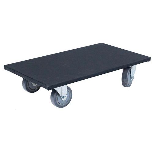 Plataforma rodante de madera - Capacidad 300 y 500 kg - Manutan Expert Plataforma rodante de madera - Capacidad 300 y 500 kg - Manutan Expert